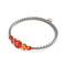 Pourpre | Argent | Bracelet Cascade de Verre Luciole