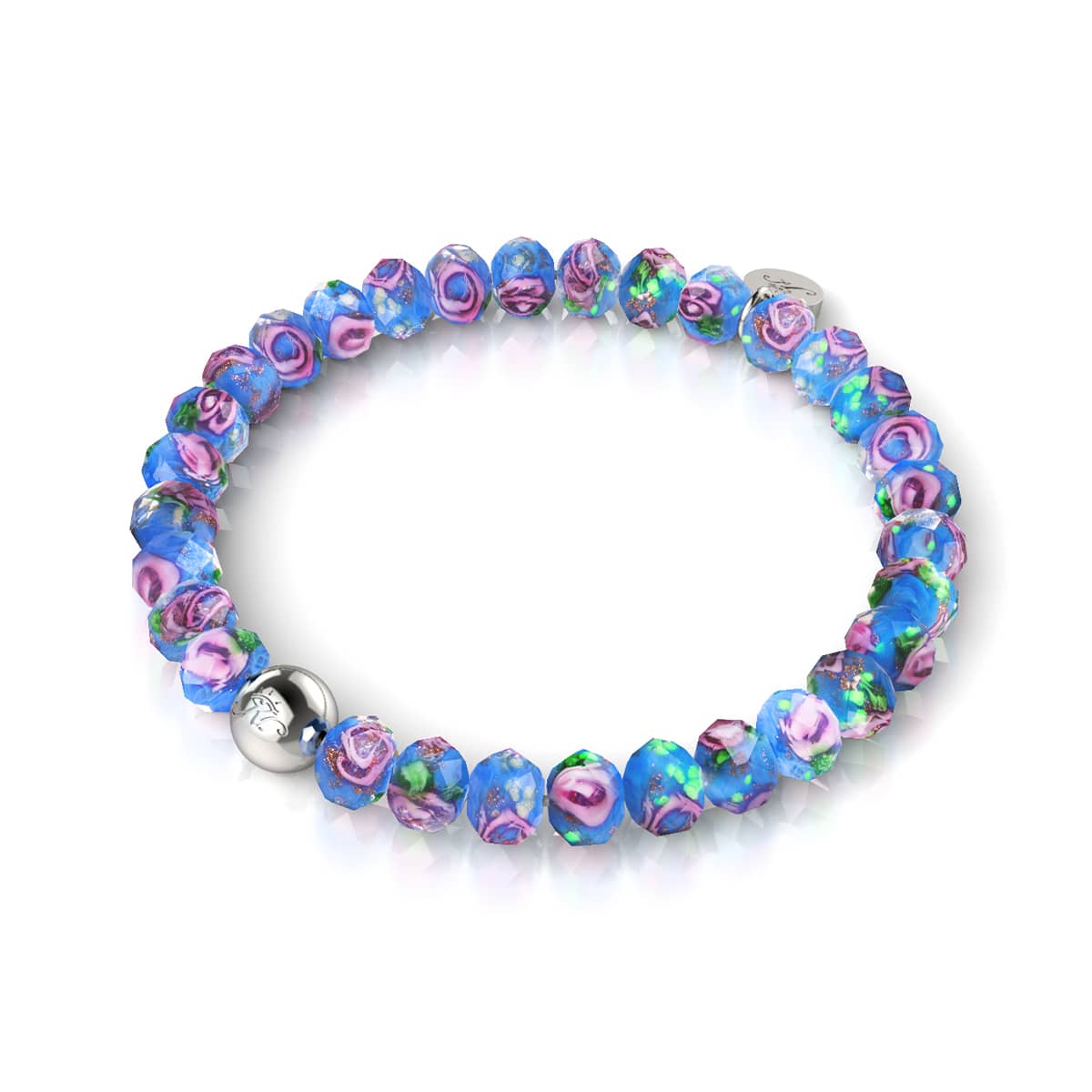 Bracelet en diamants en verre Firefly | Jacinthe