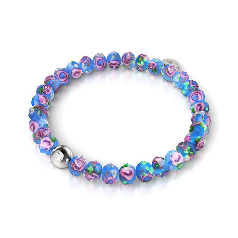 Bracelet en diamants en verre Firefly | Jacinthe