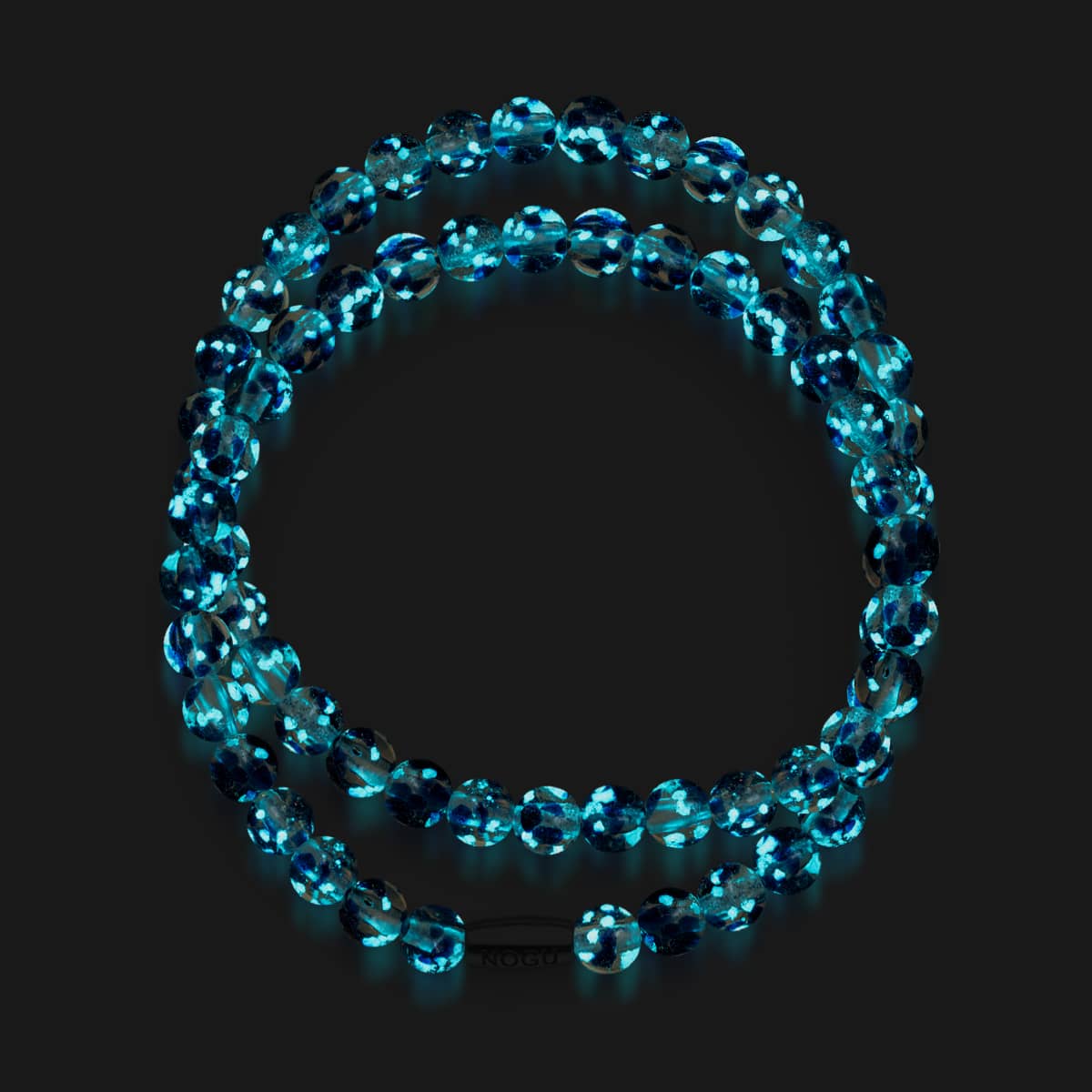 Indigo Dunes | Argent sterling 925 | Enveloppe en verre Firefly