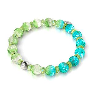 Limelight | Bracelet boule à neige en verre Firefly
