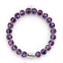 Purple Elixir | Argent sterling 925 | Bracelet en verre Firefly