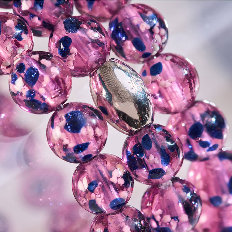 Purple Elixir | Argent sterling 925 | Bracelet en verre Firefly