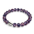 Purple Elixir | Argent sterling 925 | Bracelet en verre Firefly