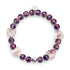 Purple Elixir | Bracelet en verre Firefly Glass x cœurs en verre de Murano