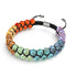 Chakra arc-en-ciel | Bracelet en verre transparent Luciole