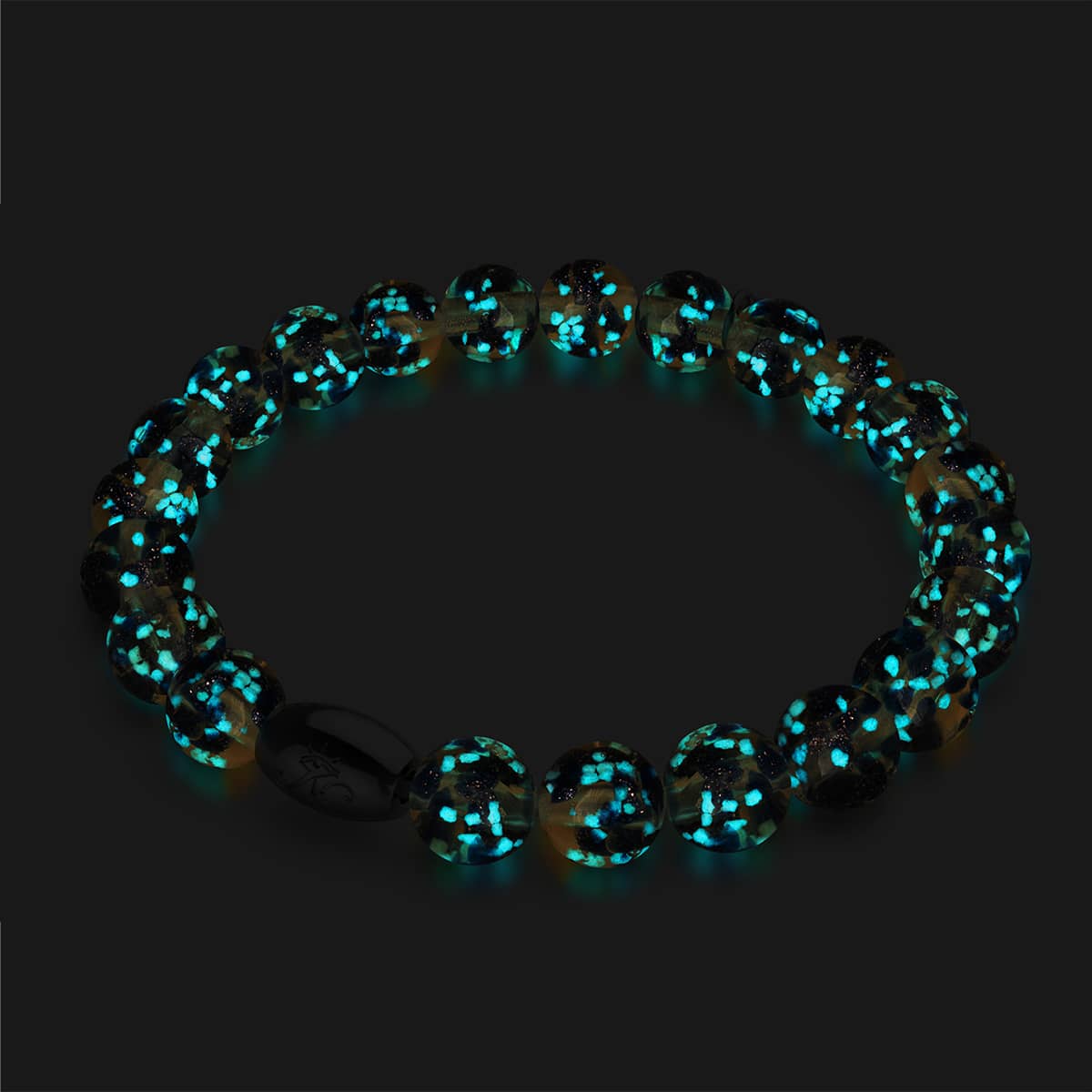 Sandstone Flame | .925 Sterling Silver | Firefly Glass Bracelet