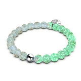 Succulente | Argent sterling .925 | Bracelet Verre Luciole