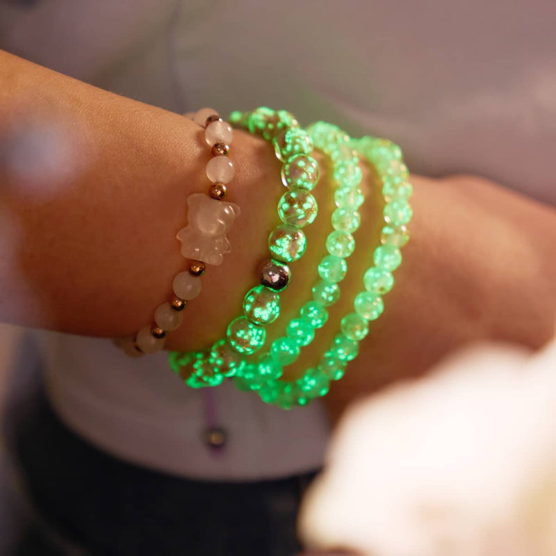 Succulente | Argent sterling .925 | Enveloppe de verre luciole