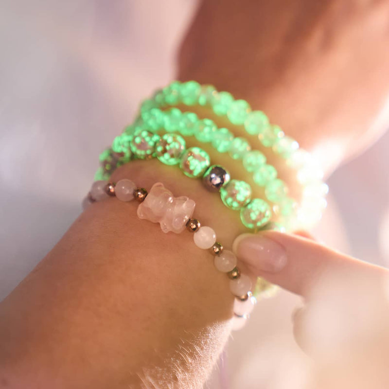 Succulente | Argent sterling .925 | Enveloppe de verre luciole