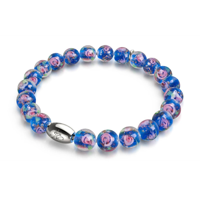 Topaz Garden | .925 Sterling Silver | Firefly Glass Garden Bracelet