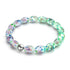Jardin d'hiver | Argent sterling 925 | Bracelet de jardin en verre Firefly