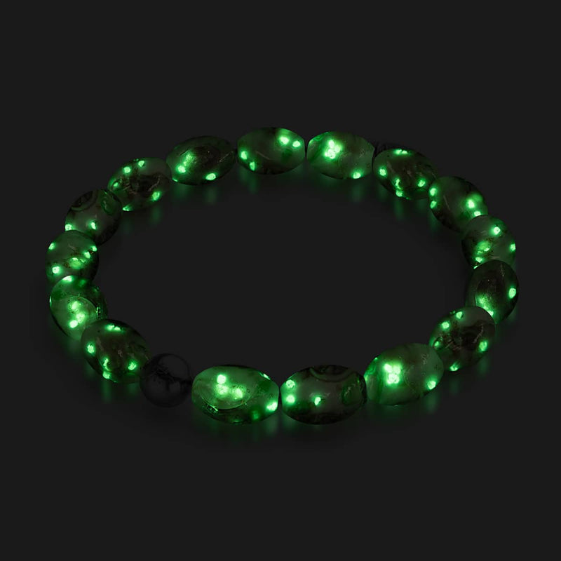 Jardin d'hiver | Argent sterling 925 | Bracelet de jardin en verre Firefly