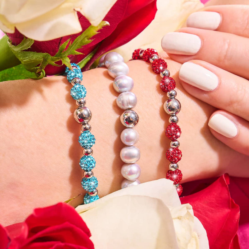 Trésor caché | Argent sterling 925 | Bracelet en perles d'eau douce