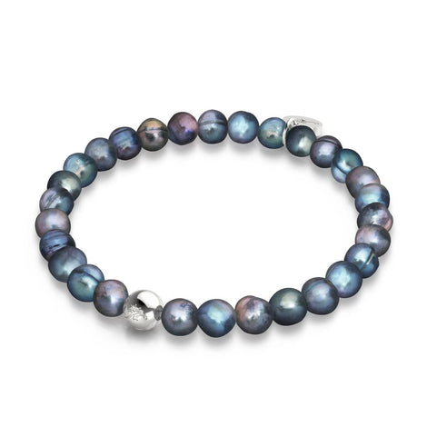 Holographic | .925 Sterling Silver | Freshwater Pearl Bracelet