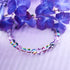 Purple Rain | Argent | Bracelet en perles de verre Galaxy