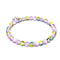 Purple Rain | Argent | Bracelet en perles de verre Galaxy