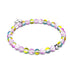 Purple Rain | Argent | Bracelet en perles de verre Galaxy