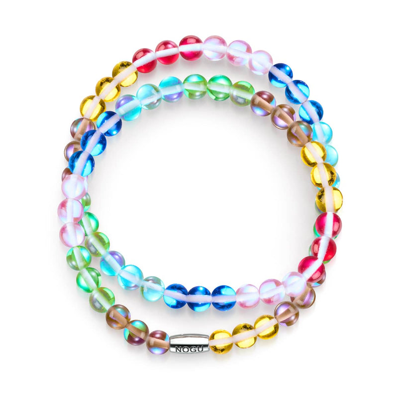 Rainbow Wrap | Galaxy Glass Bracelet