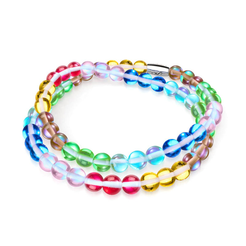 Rainbow Wrap | Galaxy Glass Bracelet