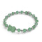 Lucky Artio | Bracelet Gemmy Bear | Aventurine verte