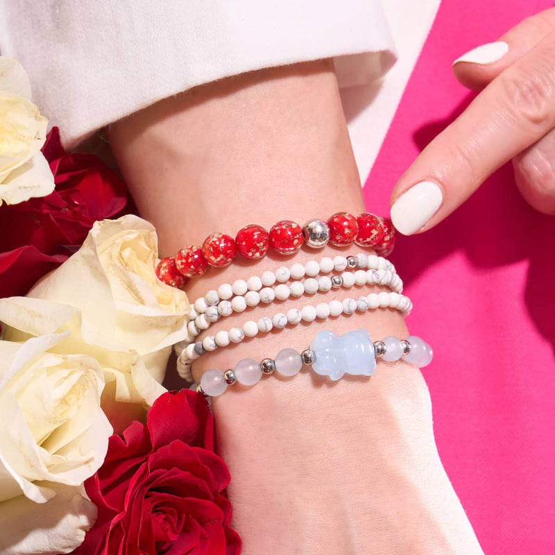 Oceanus | Bracelet Gemmy Bear | Aigue-marine x Argent