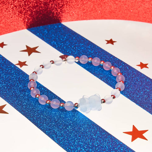 Oceanus | Bracelet Gemmy Bear | Aigue-marine x Argent