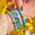 Jade bleu | Argent sterling .925 | Enveloppement de pierres précieuses