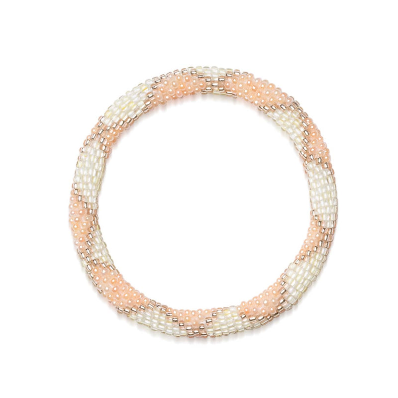 Rose Lassi | Himalayan Glass Bead Bracelet