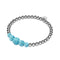 Bracelet Kikiballa en cascade de cristal bleu Fidji