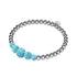 Bracelet Kikiballa en cascade de cristal bleu Fidji