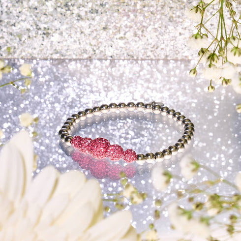 Full Bloom | Bracelet Kikiballa en cascade de cristal