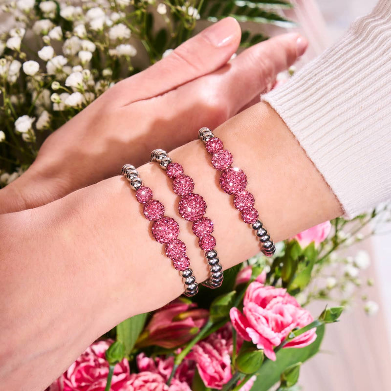 Full Bloom | Bracelet Kikiballa en cascade de cristal