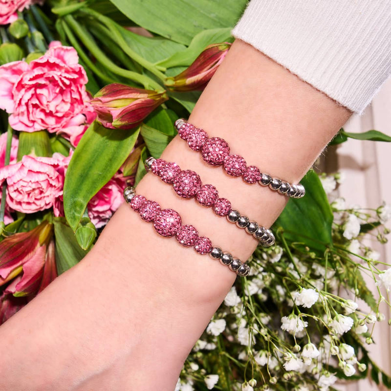 Full Bloom | Bracelet Kikiballa en cascade de cristal