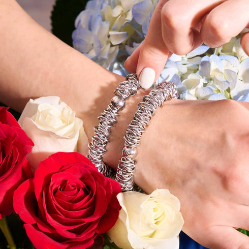 Bracelet de luxe Links of Love en argent