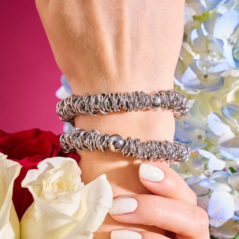 Bracelet de luxe Links of Love en argent