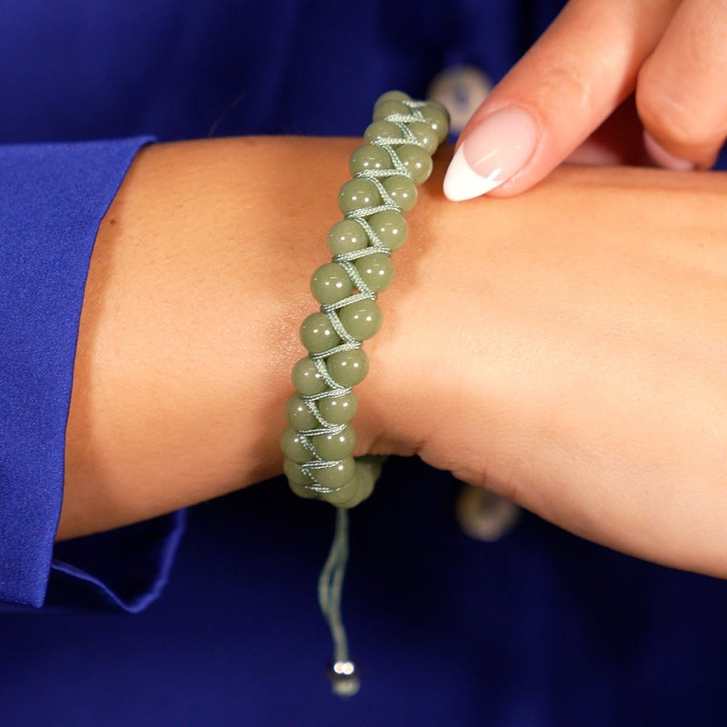 viridien | Céramique Lumos | Bracelet Vitalité Macramé