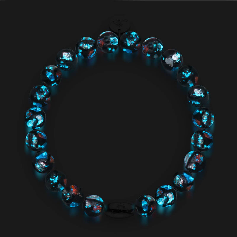 Orion | Bracelet en argent sterling 925 | Verre lunaire