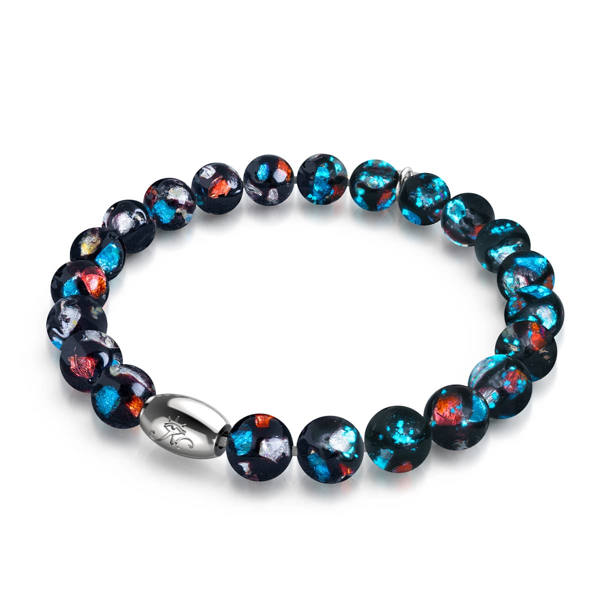 Orion | Bracelet en argent sterling 925 | Verre lunaire