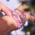 Lavender | Silver | Mermaid Glass x Links of Love Bracelet