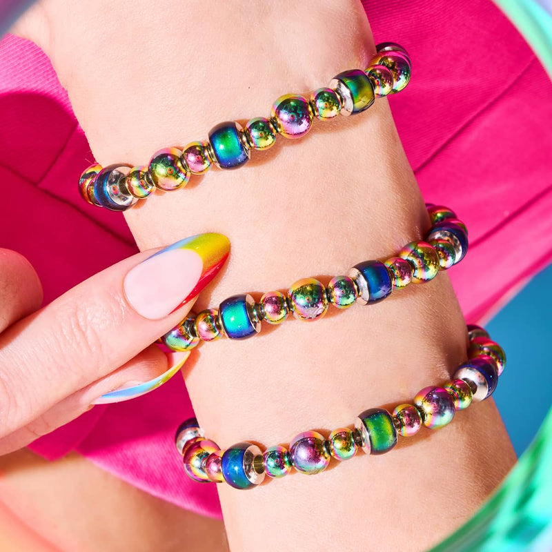 Chromata | Licorne Argent | Bracelet Mood Stone