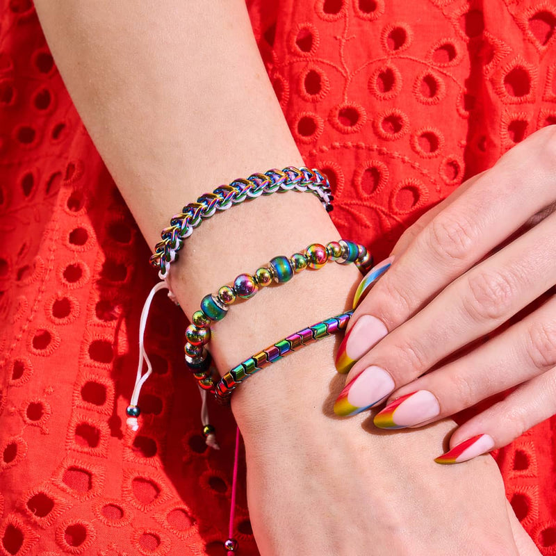 Chromata | Licorne Argent | Bracelet Mood Stone