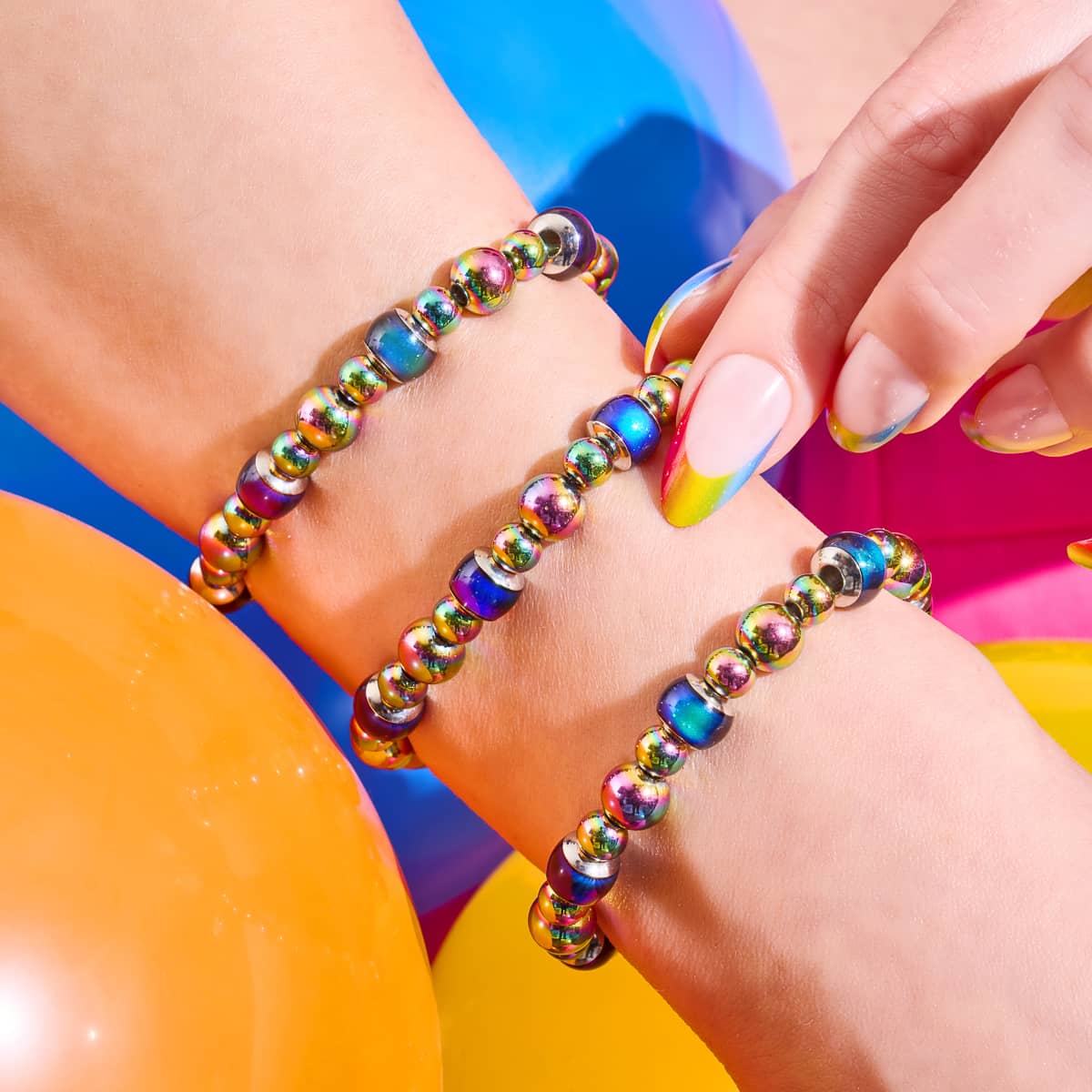 Chromata | Licorne Argent | Bracelet Mood Stone