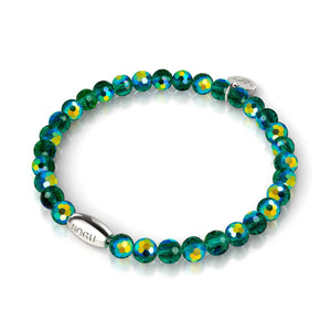 Turquoise foncé | Bracelet prisme à facettes