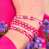 Fushia | Argent | Bracelet Vitalité Prisma