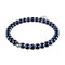 Pierre de sable bleu | Argent sterling .925 | Bracelet de perles de pierres précieuses de guérison