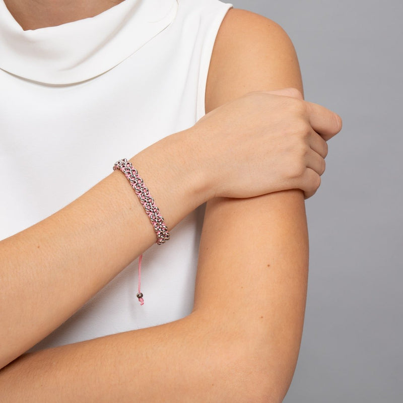 Liens Kismet | Bracelet Pantone | Argent | Espoir