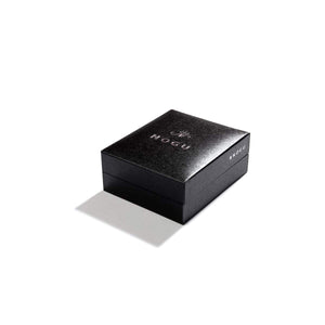 Packaging for Blue Nebula | Silver | Galaxy Glass Hoop Earrings