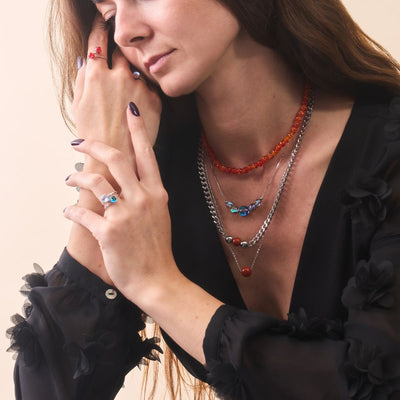 ART OF THE STACK: "CRIMSON CRAVE" LOOK - NOGU.studio