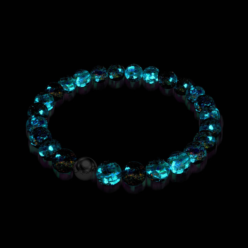 Apricot Ice | Firework Glass Ice Drop Bracelet